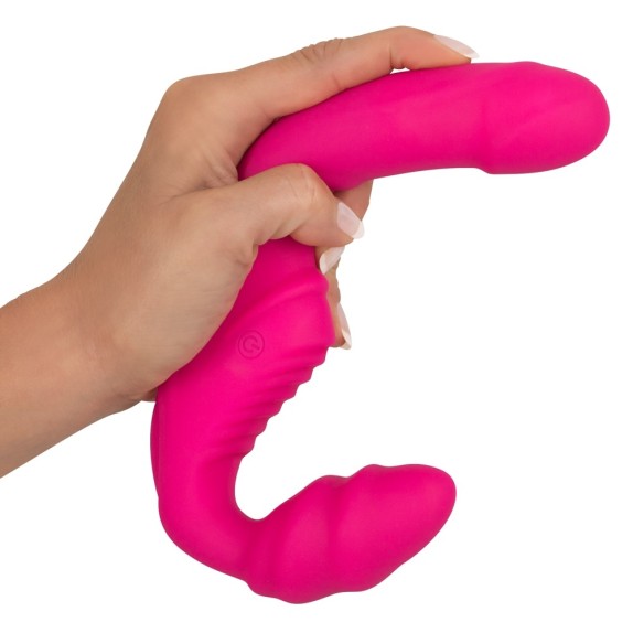 STRAPLESS STRAP-ON VIBRANTE PER DONNA SEX TOY SENZA CINGHIE