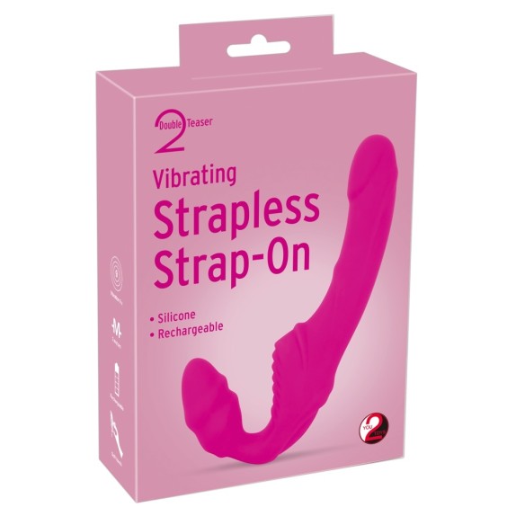 STRAP-ON VIBRANTE PER DONNA SENZA CINGHIE SEX TOY STRAPLESS