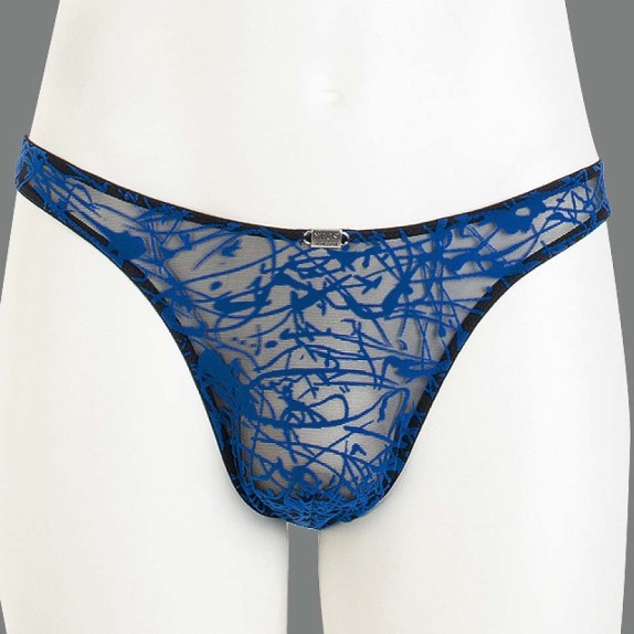 SLIP SEXY UOMOTRASPARENTE CON VELLUTO EROS VENEZIANI