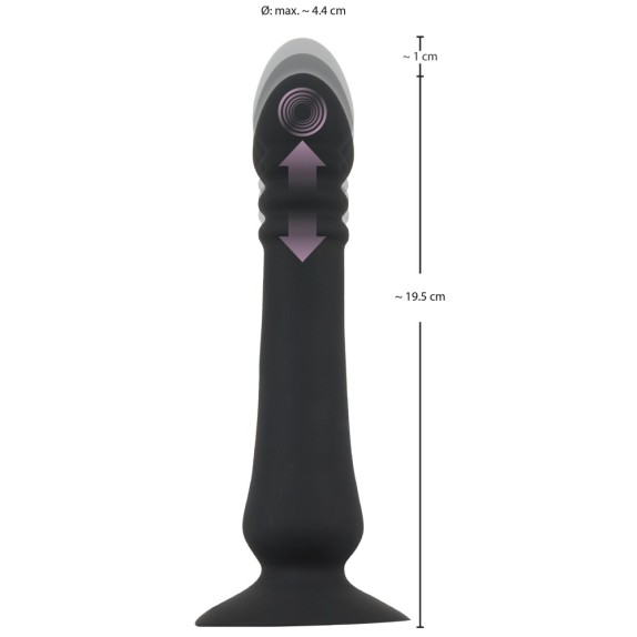 VIBRATORE ANALE A SPINTA SEX TOY ANAL THRUSTER