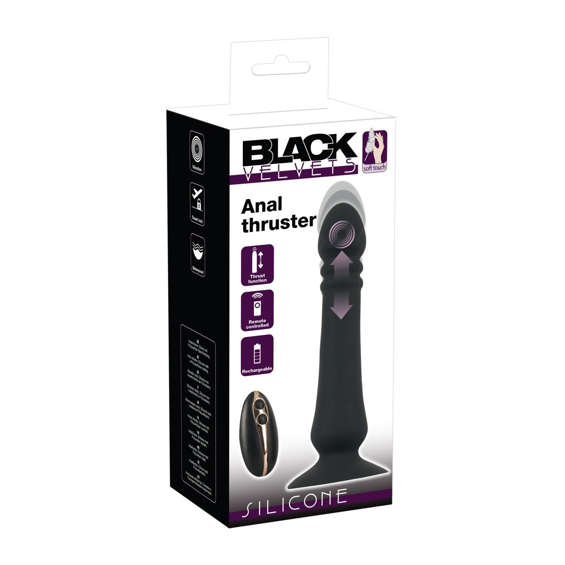 VIBRATORE ANALE A SPINTA SEX TOY ANAL THRUSTER