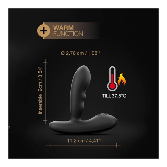 STIMOLATORE PROSTATICO SEX TOY SCALDANTE P-STROKER DORCEL