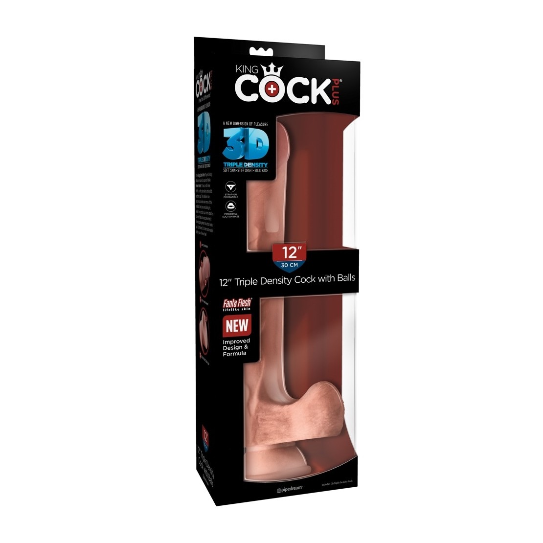 FALLO-DILDO REALISTICO TRIPLA DENSITA' SEX TOY...