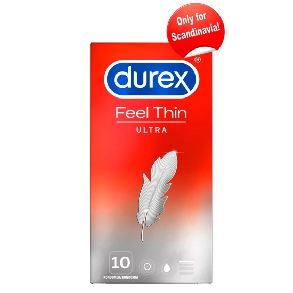 PROFILATTICI DUREX ULTRA SOTTILI CONFEZIONE 10 PEZZI