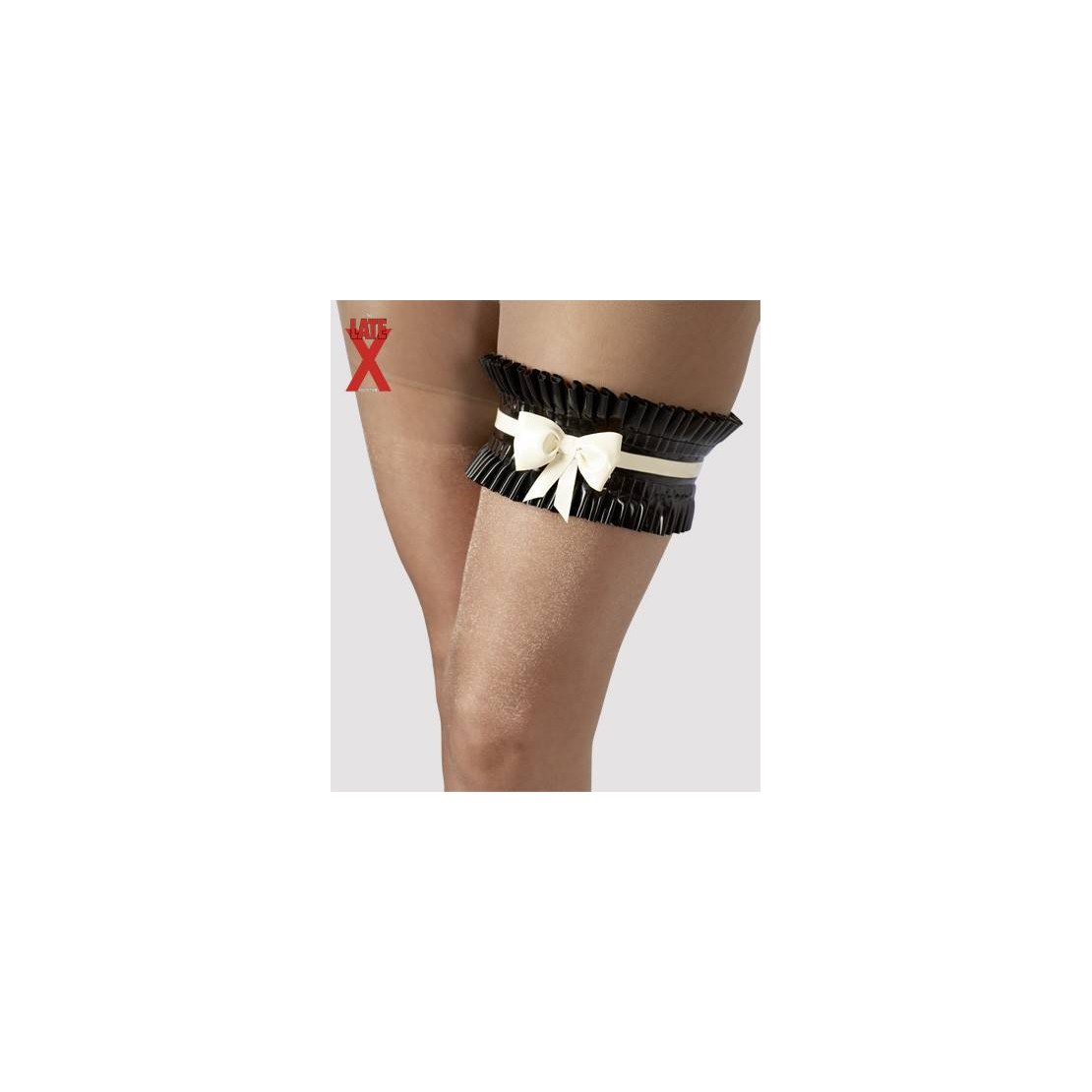 LATEX GIARRETTIERA CON FIOCCO