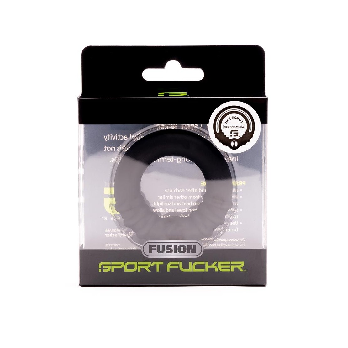 ANELLO FALLICO IN METALLO E SILICONE HOLESHOT