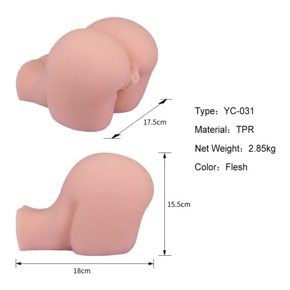 MASTURBATORE VAGINA E ANO SEX TOY DOUBLE HOLE 5