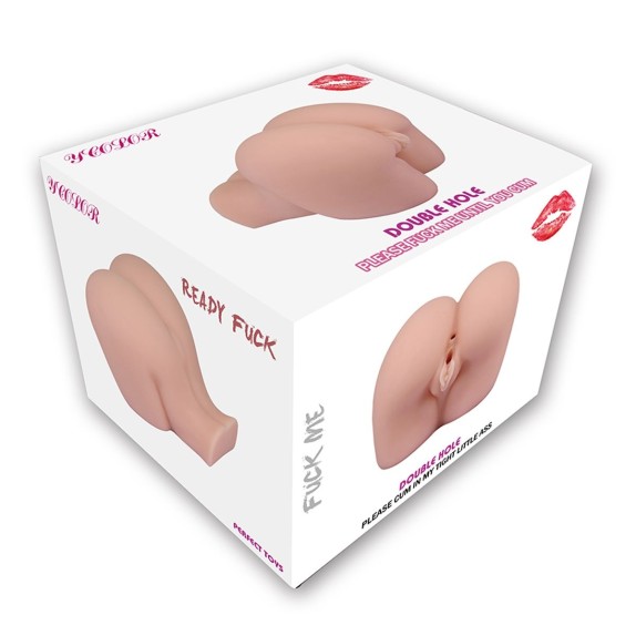 MASTURBATORE VAGINA E ANO SEX TOY DOUBLE HOLE 5