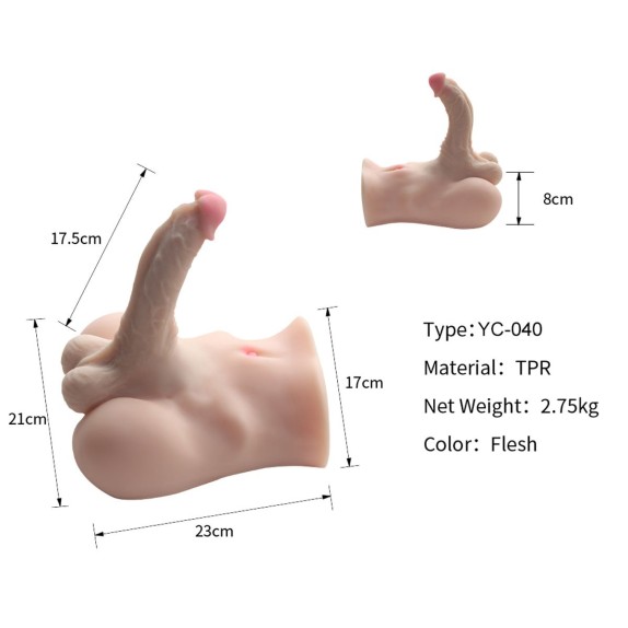 MASTURBATORE REALISTICO UNISEX SEX TOY MALE ASS M