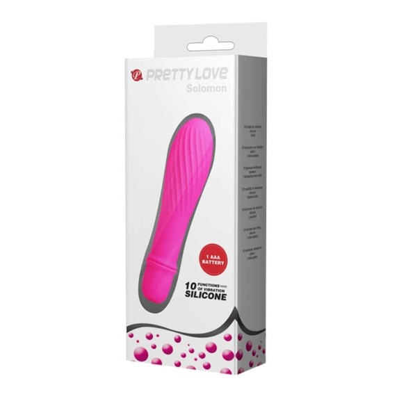 MINI VIBRATORE VAGINALE CON RILIEVI SEX TOY SOLOMON
