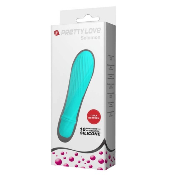 MINI VIBRATORE VAGINALE CON RILIEVI SEX TOY SOLOMON
