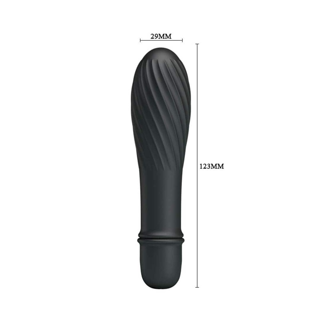 MINI VIBRATORE VAGINALE CON RILIEVI SEX TOY...