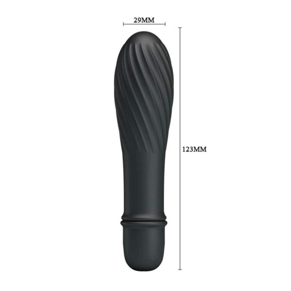 MINI VIBRATORE VAGINALE CON RILIEVI SEX TOY SOLOMON