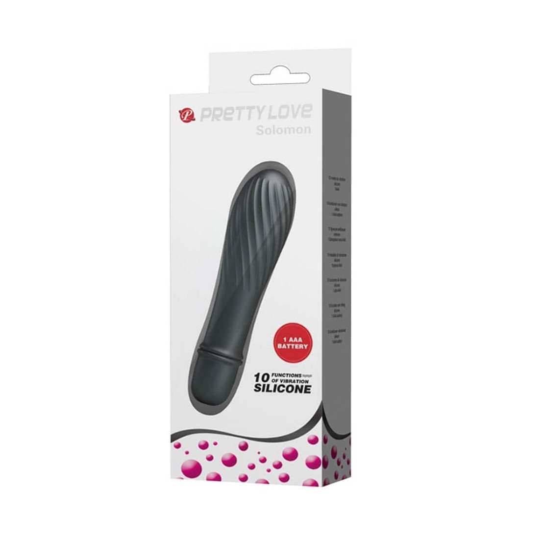 MINI VIBRATORE VAGINALE CON RILIEVI SEX TOY...