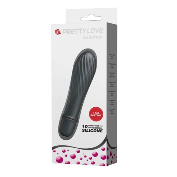 MINI VIBRATORE VAGINALE CON RILIEVI SEX TOY SOLOMON