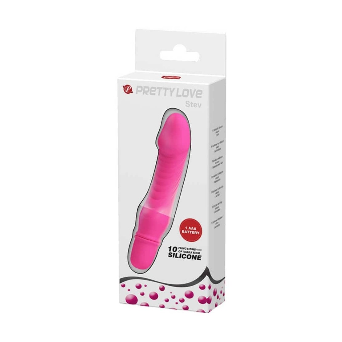 MINI VIBRATORE IN SILICONE A FORMA FALLICA SEX...