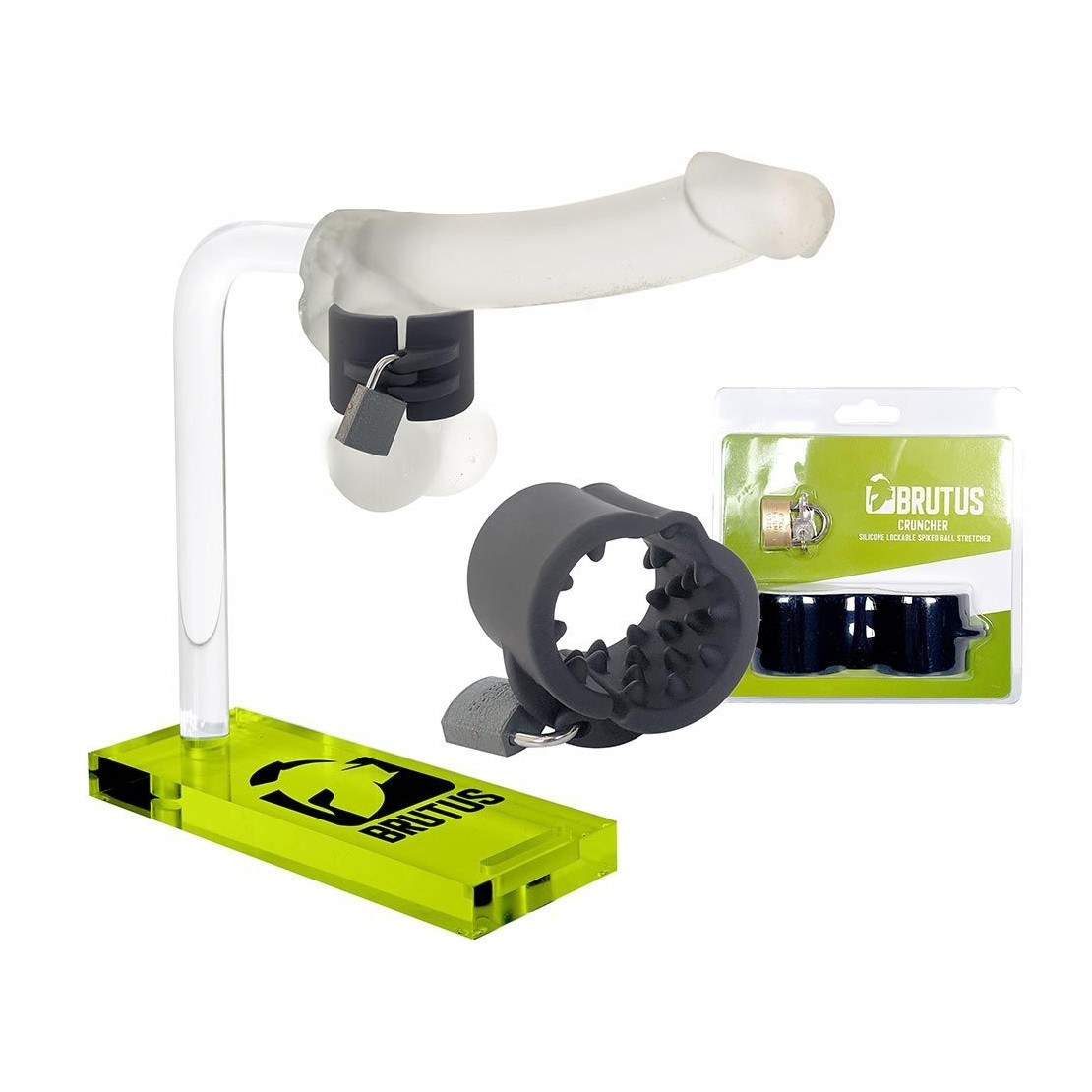 BALL STRETCHER IN SILICONE SEX TOY CRUNCHER BRUTUS