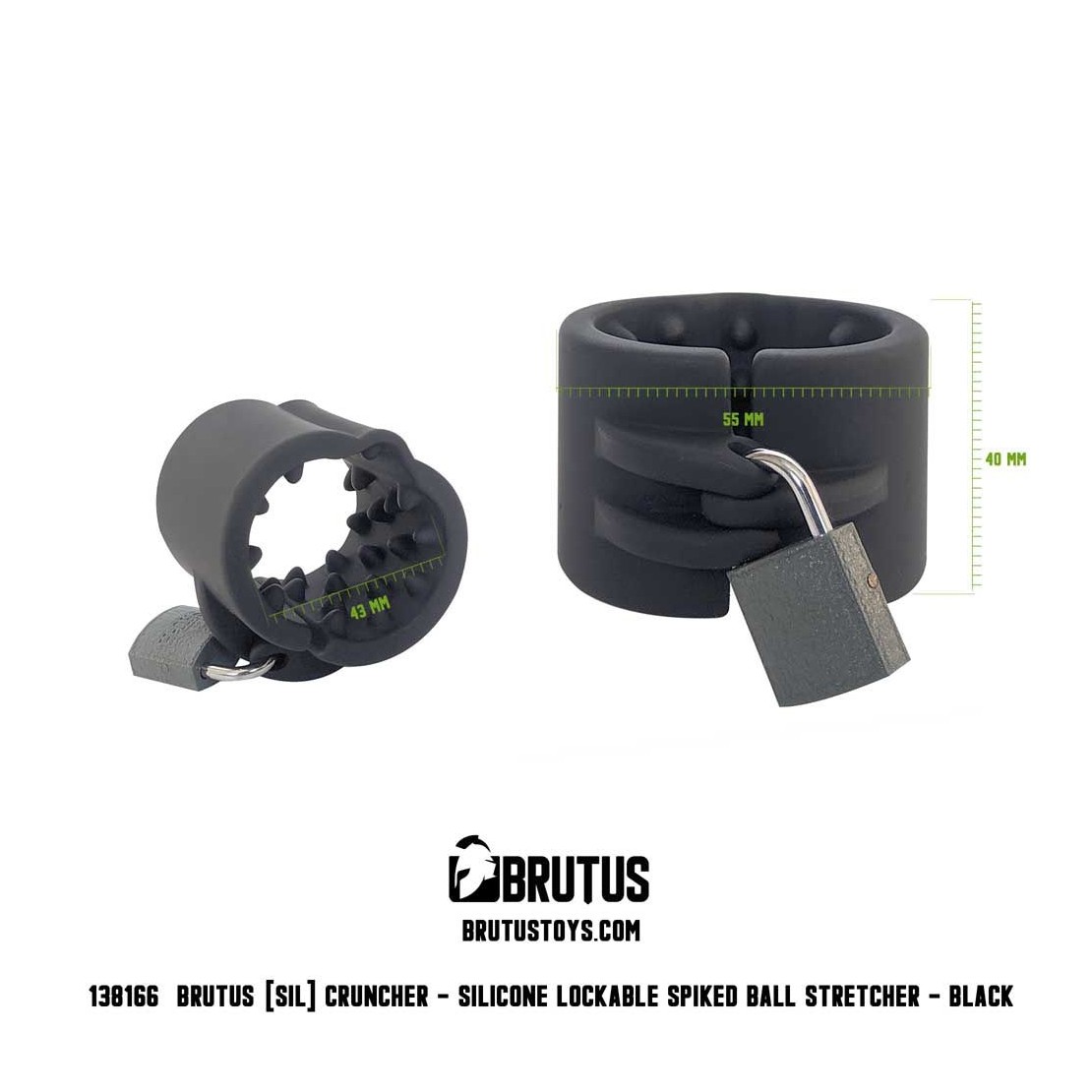 BALL STRETCHER IN SILICONE SEX TOY CRUNCHER BRUTUS