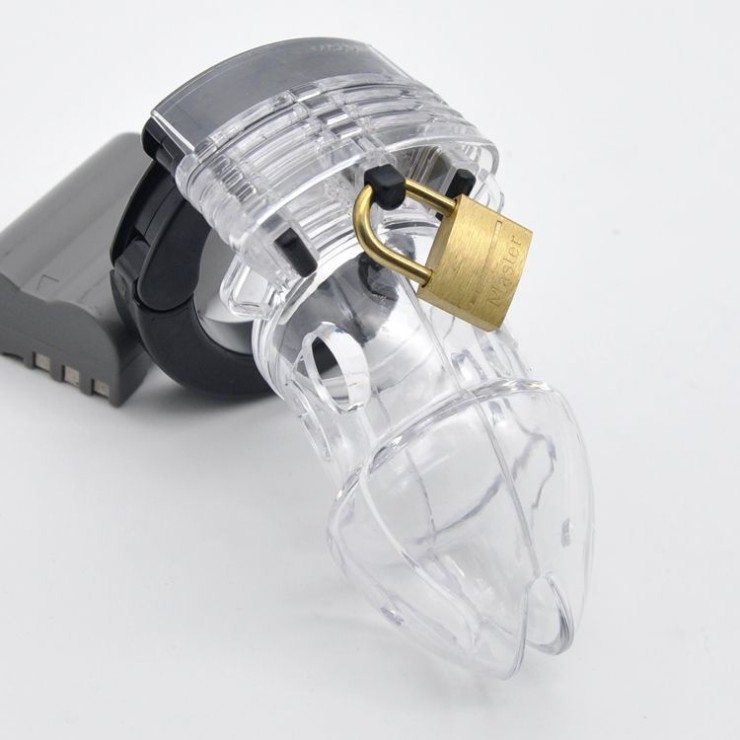 GABBIA CINTURA DI CASTITA' PER UOMO SEX TOY ALPHA CAGE 2