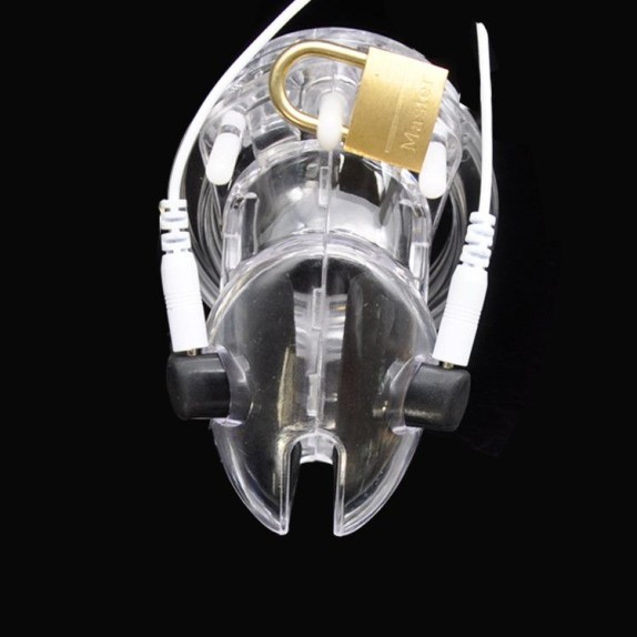 CINTURA DI CASTITA' PER UOMO CON IMPULSI SEX TOY VOLTS CAGE