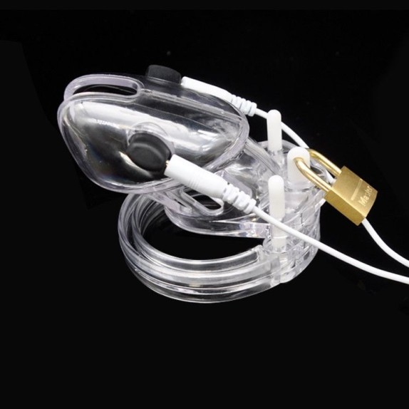 CINTURA DI CASTITA' PER UOMO CON IMPULSI SEX TOY VOLTS CAGE