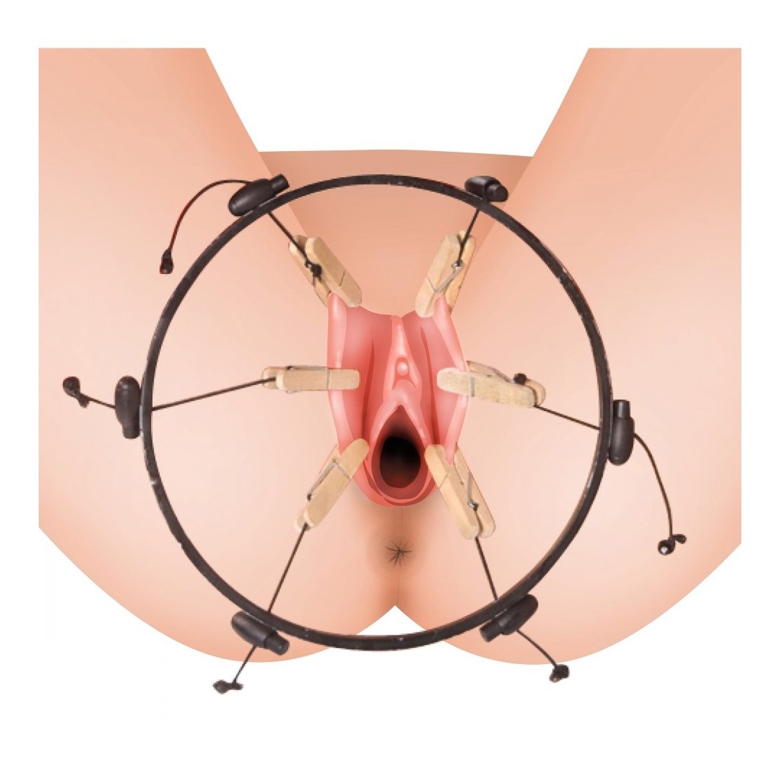 PINZE-MOLLETTE PER LABBRA VAGINALI SEX TOY...