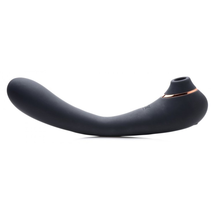 VIBRATORE DOPPIO CON SUZIONE PER DONNA SEX TOY SHEGASM 7X... 2