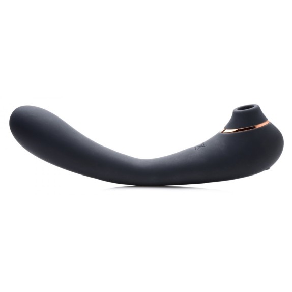 VIBRATORE DOPPIO CON SUCCHIA CLITORIDE SEX TOY SHEGASM 7X POSE