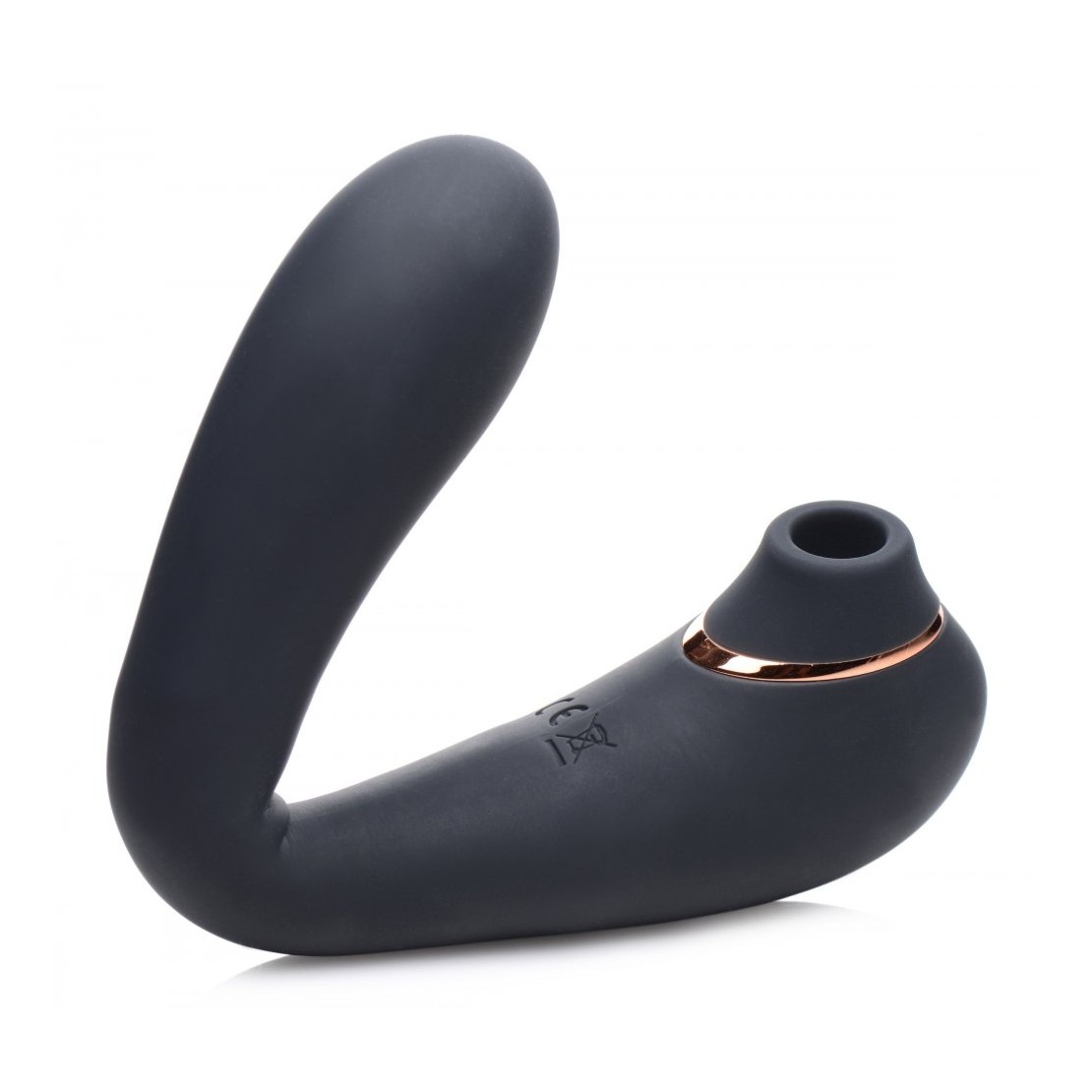 VIBRATORE DOPPIO CON SUCCHIA CLITORIDE SEX TOY...