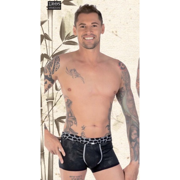 BOXER SEXY PER UOMO EFFETTO PUSH UP CON ELASTICO MACULATO