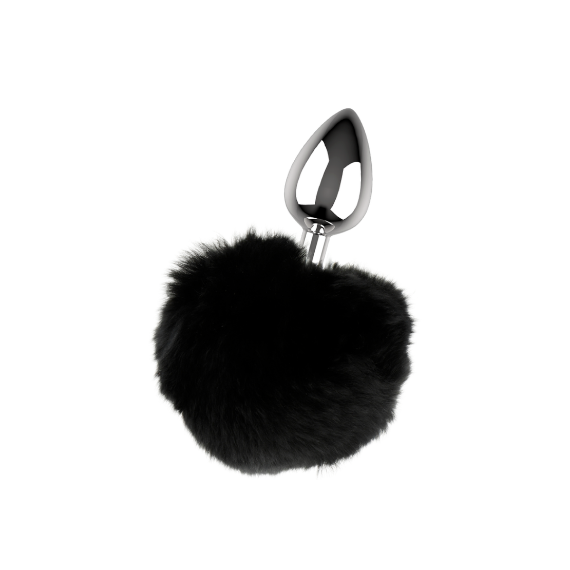 PLUG ANALE IN METALLO CON PON PON SEX TOY COQUETTE