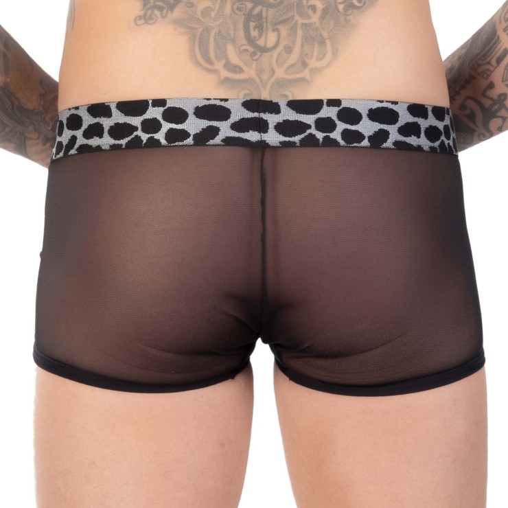 BOXER SEXY UOMO TRASPARENTI CON ELASTICO MACULATO EROS... 2