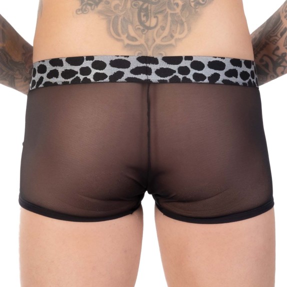 BOXER SEXY UOMO TRASPARENTI CON ELASTICO MACULATO EROS VENEZIANI