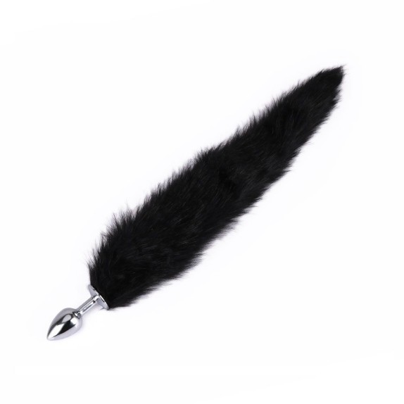 PLUG ANALE PICCOLO IN ACCIAO CON CODA SEX TOY FOX TAIL