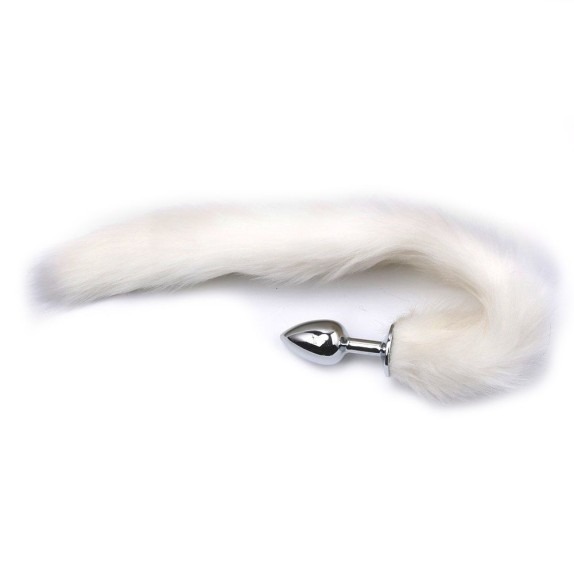 PLUG ANALE PICCOLO IN ACCIAO CON CODA SEX TOY FOX TAIL