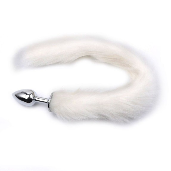 PLUG ANALE PICCOLO IN ACCIAO CON CODA SEX TOY FOX TAIL