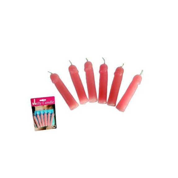 WILLY CANDLE - CANDELINE A FORMA DI PENE