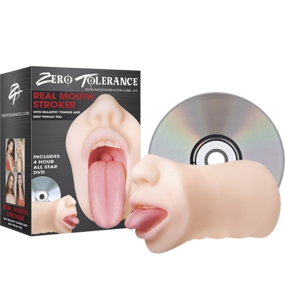 MASTURBATORE PER UOMO A FORMA DI BOCCA REAL MOUTH STROKER