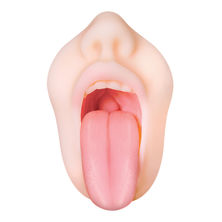 MASTURBATORE PER UOMO A FORMA DI BOCCA REAL MOUTH STROKER 2