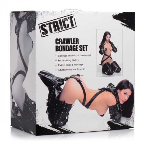 COSTRITTIVO PER GIOCHI SADOMASO BDSM CRAWLER BONDAGE SET