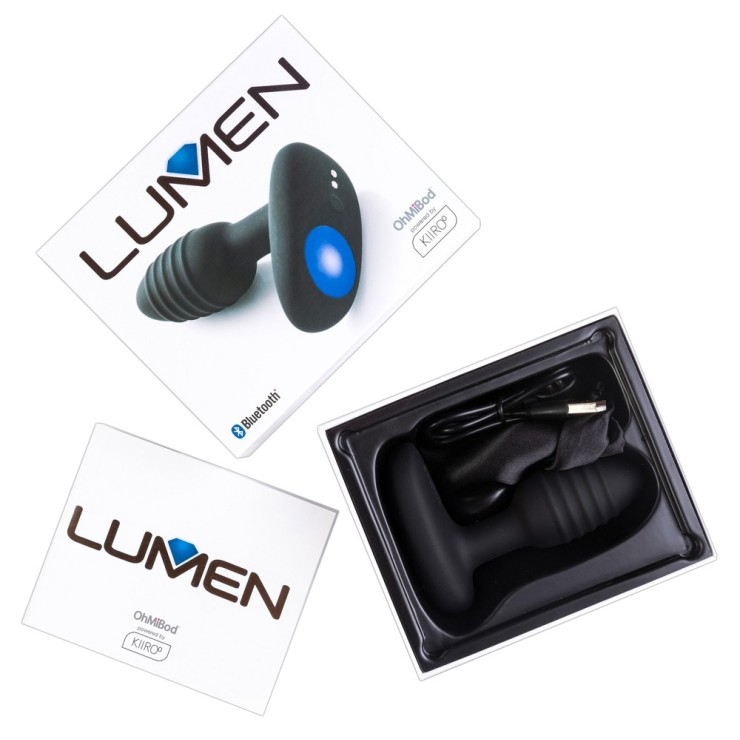 PLUG ANALE VIBRANTE CON APPLICAZIONE SEX TOY LUMEN 2