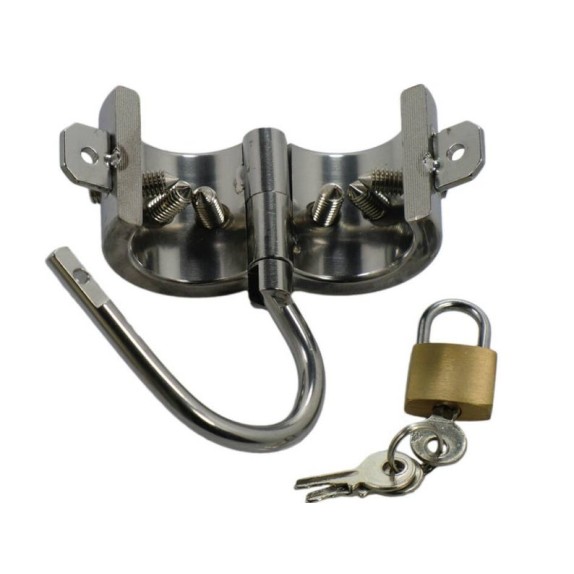 ANELLO APPUNTITO PER PENE CON SEPARATORE DI TESTICOLI SEX TOY SPIKED BALL CRUSHER