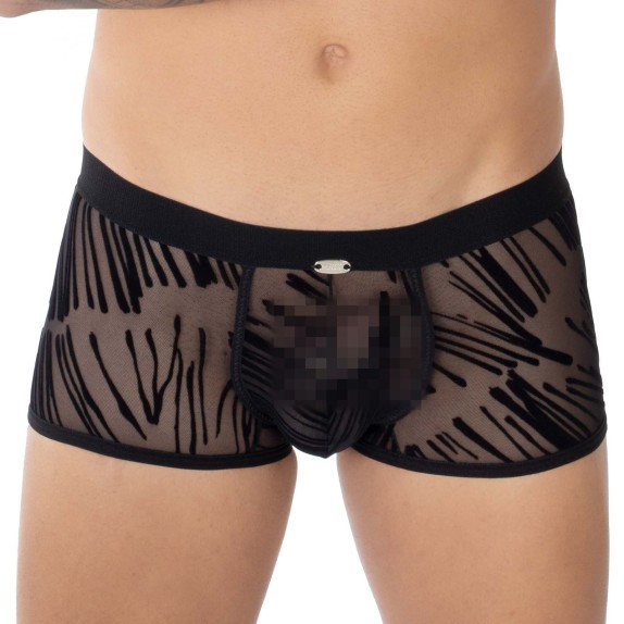 BOXER PUSH UP SEXY PER UOMO TRASPARENTE CON RILIEVI EROS VENEZIANI