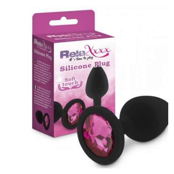 TAPPO ANALE MEDIO IN SILICONE SEX TOY CON GIOIELLO