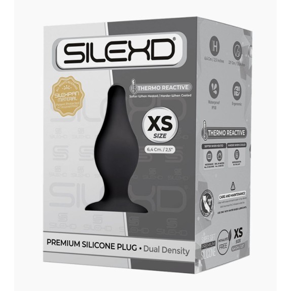 PLUG ANALE PICCOLO IN SILICONE TERMO REATTIVO SILEXD