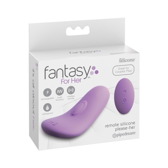 STIMOLATORE CLITORIDEO CON TELECOMANDO WIRELESS PLEASE-HER