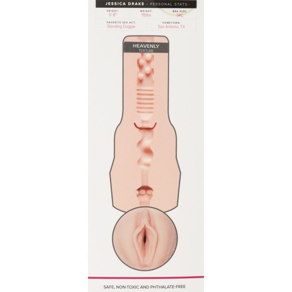 JESSICA DRAKE MASTURBATORE FLESHLIGHT PER UOMO SEX TOY VAGINA