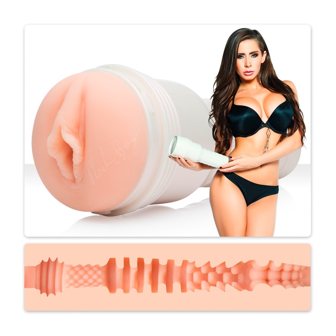 MADISON IVY MASTURBATORE FLESHLIGHT PER UOMO...