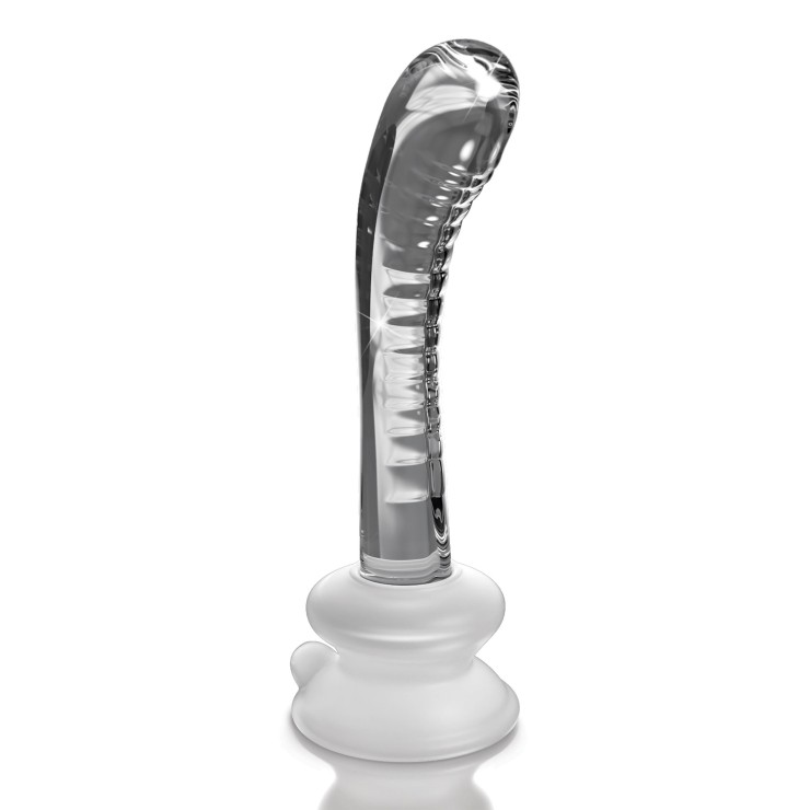 DILDO IN VETRO PER STIMOLAZIONE PUNTO G SEX TOY ICICLES... 2
