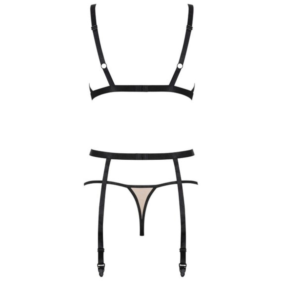 COMPLETO INTIMO SEXY PER DONNA TRE PEZZI NUDELIA